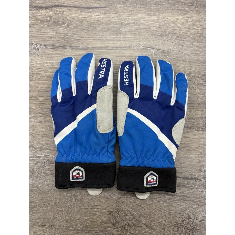 Hestra Junior Tracker Ski Gloves Kids Size 6 Blue Nordic Cross Country XC